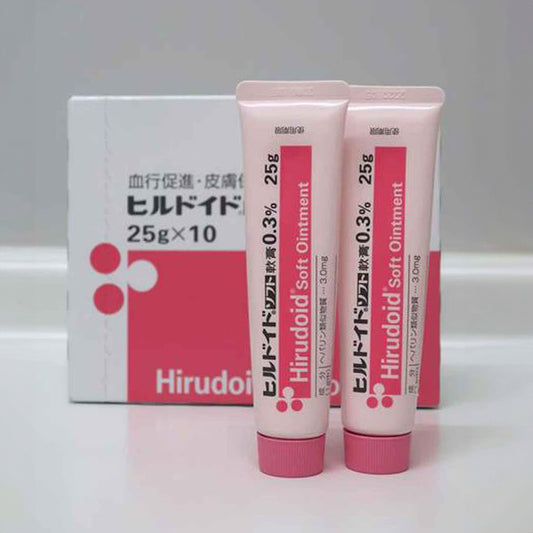 日本Maruho Hirudoid Soft Ointment 0.3% 萬能小粉膏25g|去疤痕、濕疹、保濕皮膚軟膏