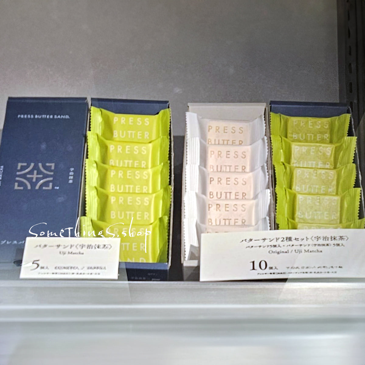 日本 Press Butter Sand 忌廉夾心餅|京都宇治抹茶|原味焦糖|冬限定
