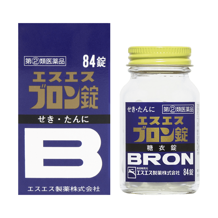日本✈️直送|日本白兔牌 SS制藥 BRON 止咳化痰 84錠|12歲以上