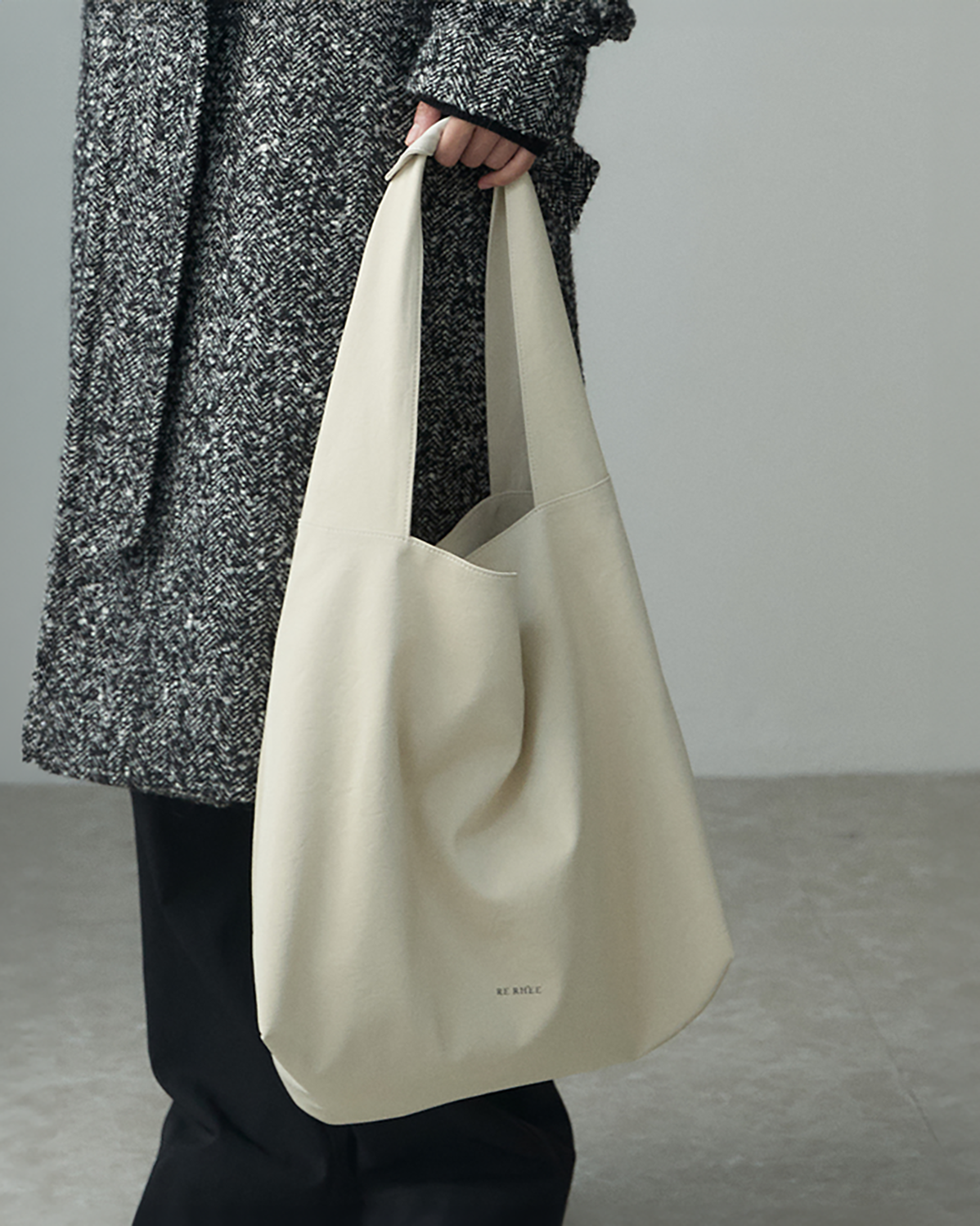 韓國本地品牌 RE RHEE Leather tote bag