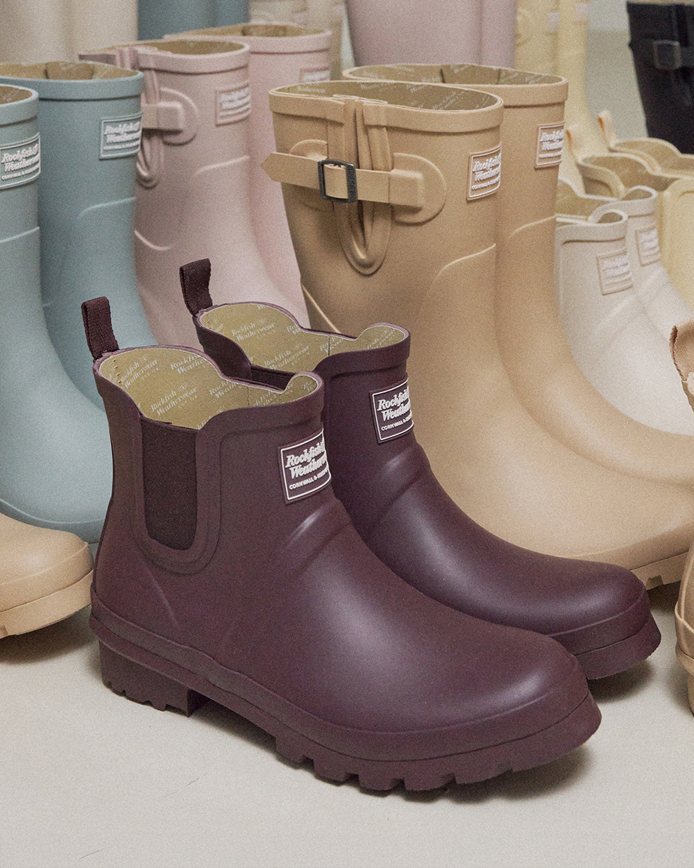 韓國 🇰🇷 Rockfish Weatherwear NEW Original Chelsea Rain Boots 短筒雨靴|8 colors
