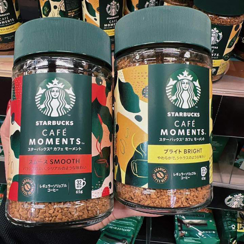 韓國 星巴克 Starbucks CAFÉ MOMENTS 套裝|3個杯 + 即溶咖啡 Bright + Smooth