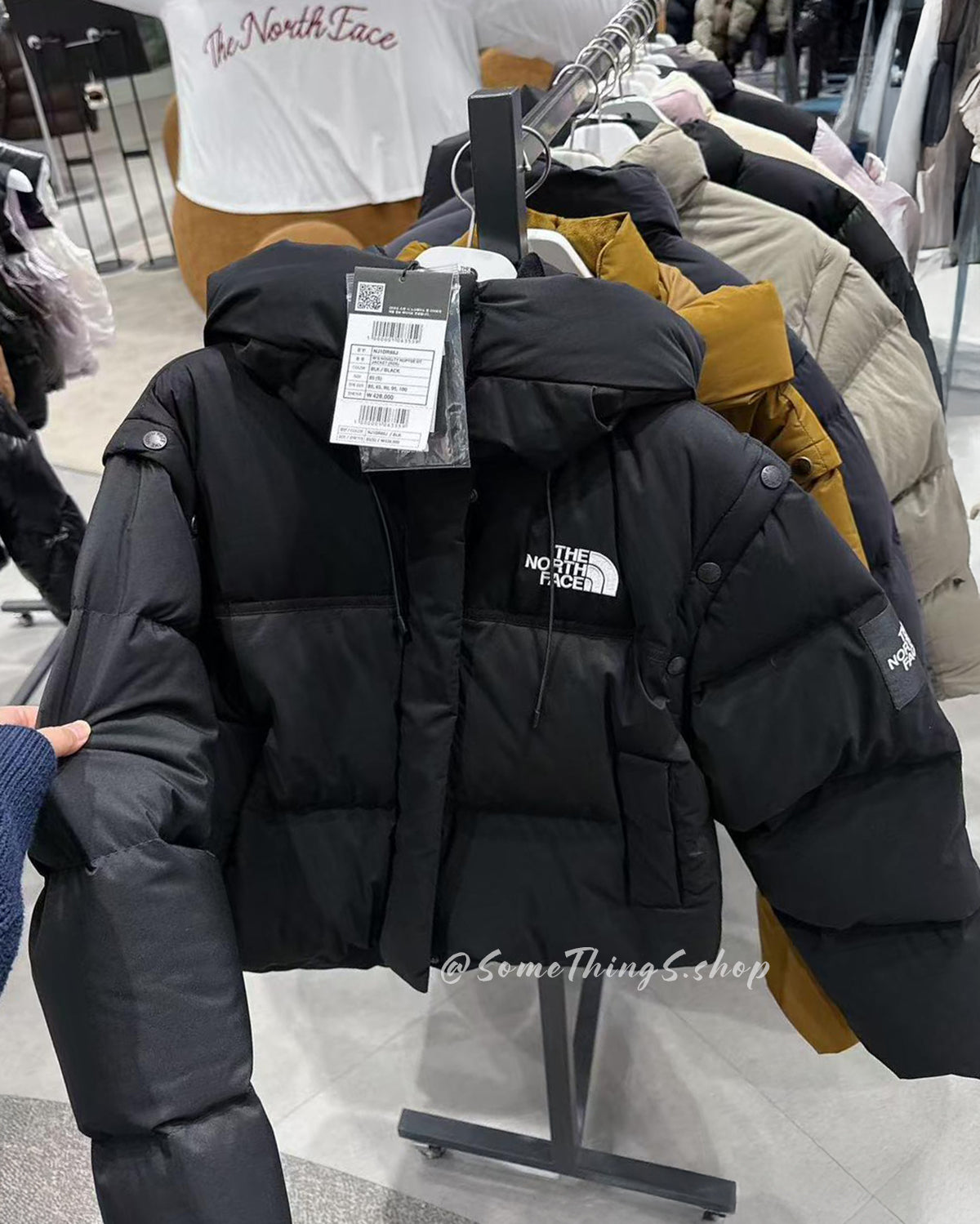 韓國 🇰🇷 The North Face TNF White Label Women's Novelty Nuptse Detachable Down Jacket(80%鴨絨)羽絨外套|袖⦁帽可拆卸