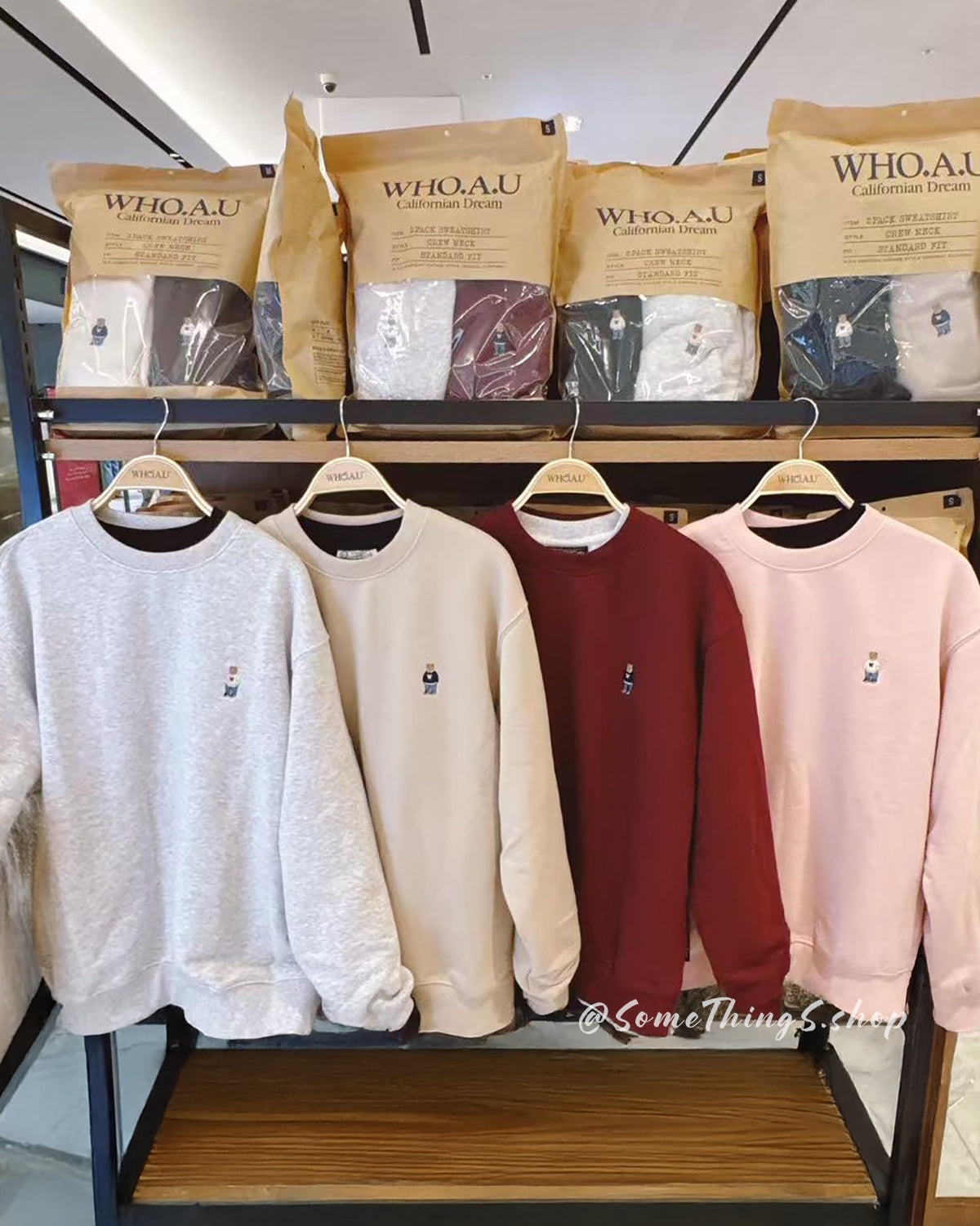 韓國 🇰🇷 WHO.A.U Steve unisex sweatshirt 長袖衛衣 運動衫|2件套裝