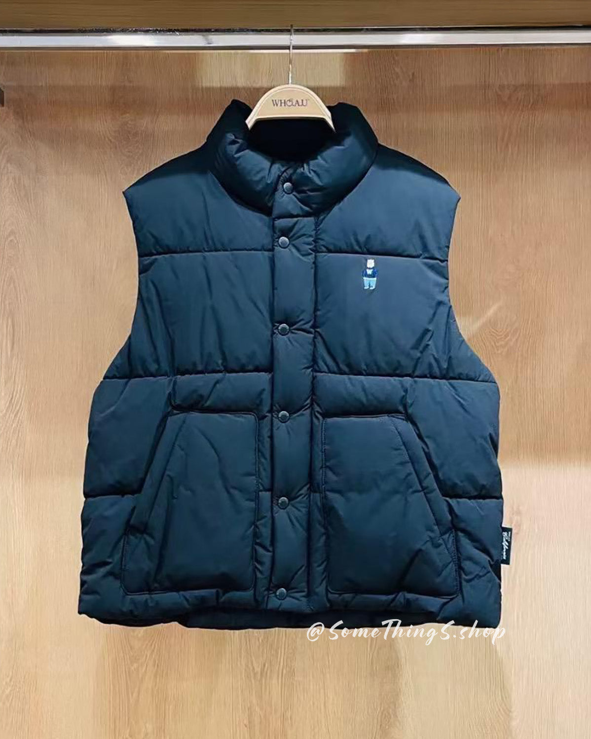 韓國 🇰🇷 WHO.A.U Steve unisex Padding Vest 新款 輕身夾棉馬甲|2 colors