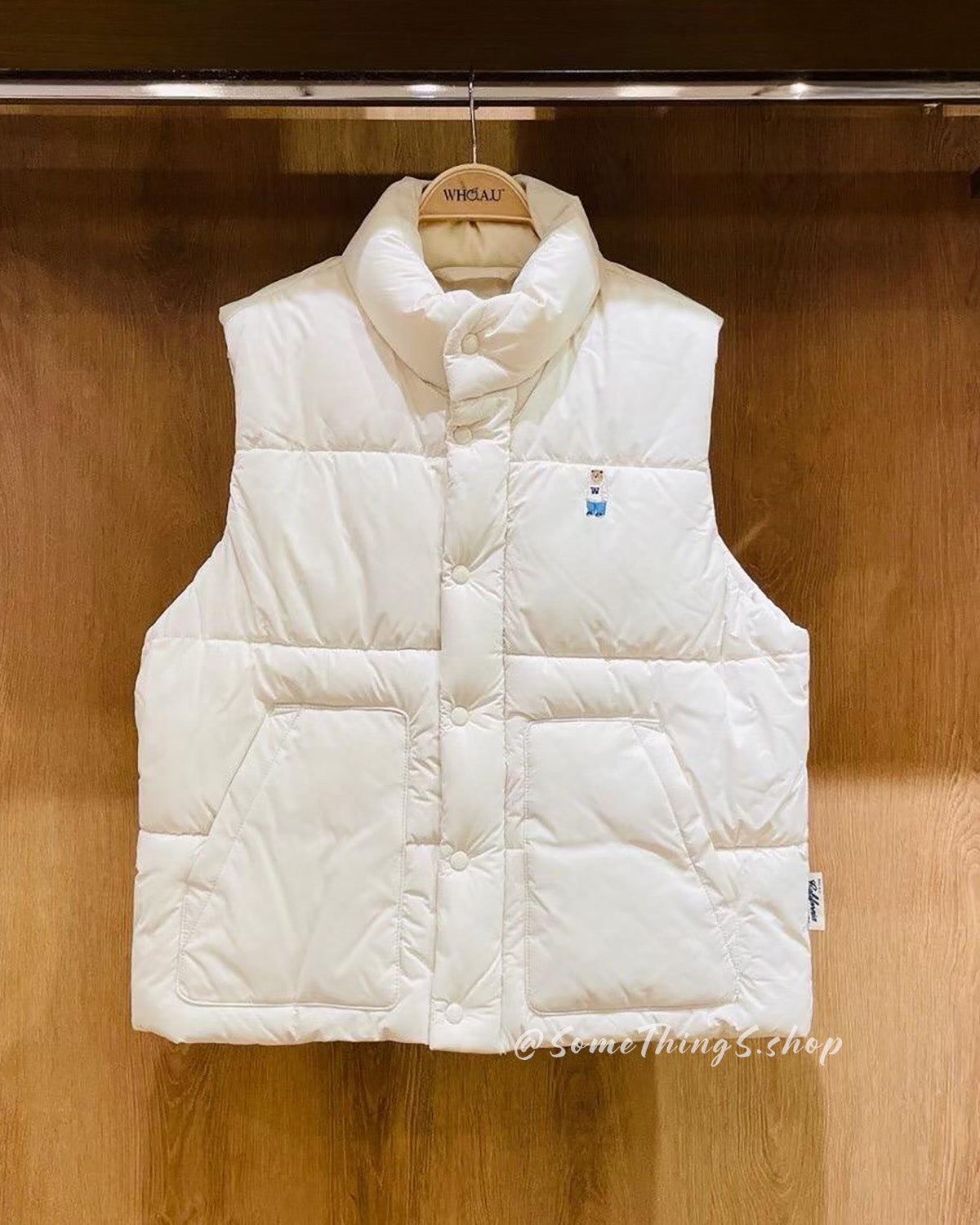 韓國 🇰🇷 WHO.A.U Steve unisex Padding Vest 新款 輕身夾棉馬甲|2 colors
