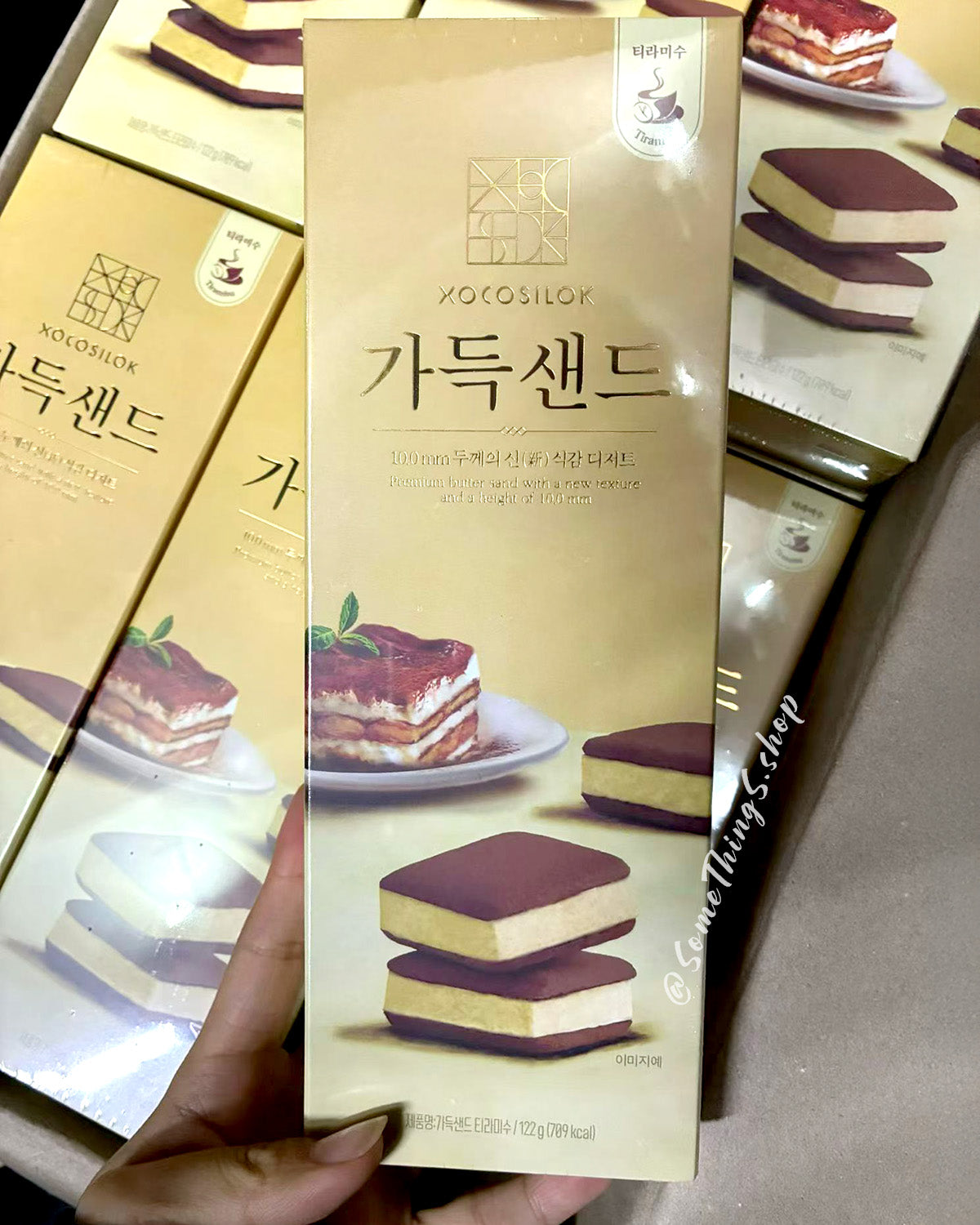 韓國濟州限定🇰🇷 XOCOSILOK Premium Butter Sand 朱古力夾心曲奇 5入 (122g)|士多啤梨 ♡︎ 柑橘 ♡︎ Tiramisu