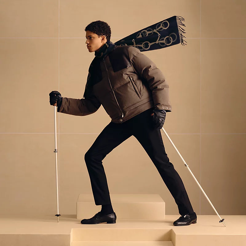 Hermes Any Mors muffler 圍巾|100% cashmere • Unisex|2024 年全新秋冬款