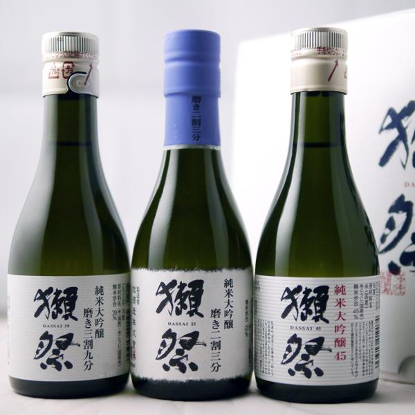 Dassai 45 39 23 Junmai Daiginjo tasting gift box 180ml x 3 pieces set | Junmai Daiginjo 45. Grind three and cut into nine. Cut into three parts|Gift box