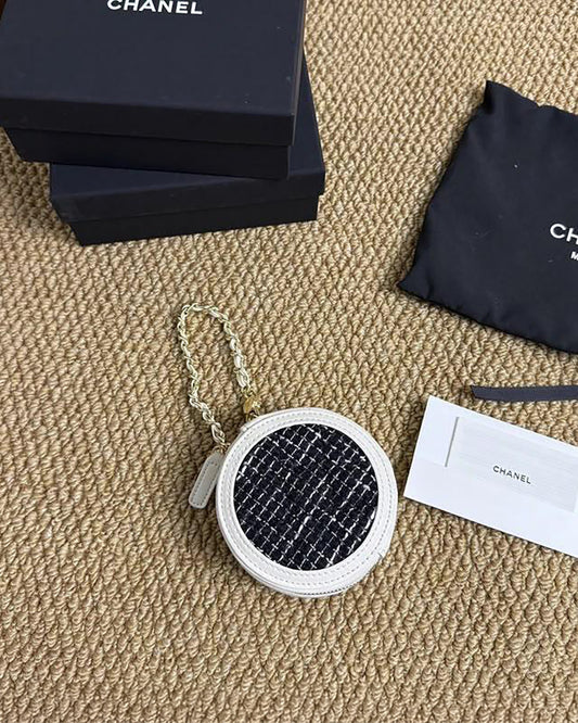 Chanel MAKEUP Round Pouch with Chain 掛飾 ⦁ 零錢包 💎 美妝 VIP 會員生日限定贈禮