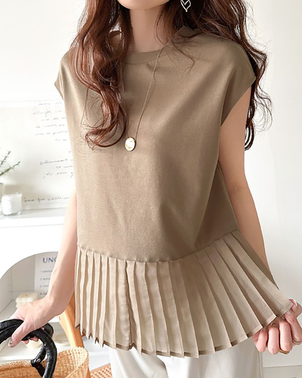 🇯🇵 日本入荷|Classical Elf Sheer Pleated Hem 百褶下擺 Tee