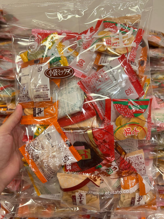 Nagoya shrimp crackers long-established shrimp senbei nori shrimp cake|8 random flavors in small bags 220g