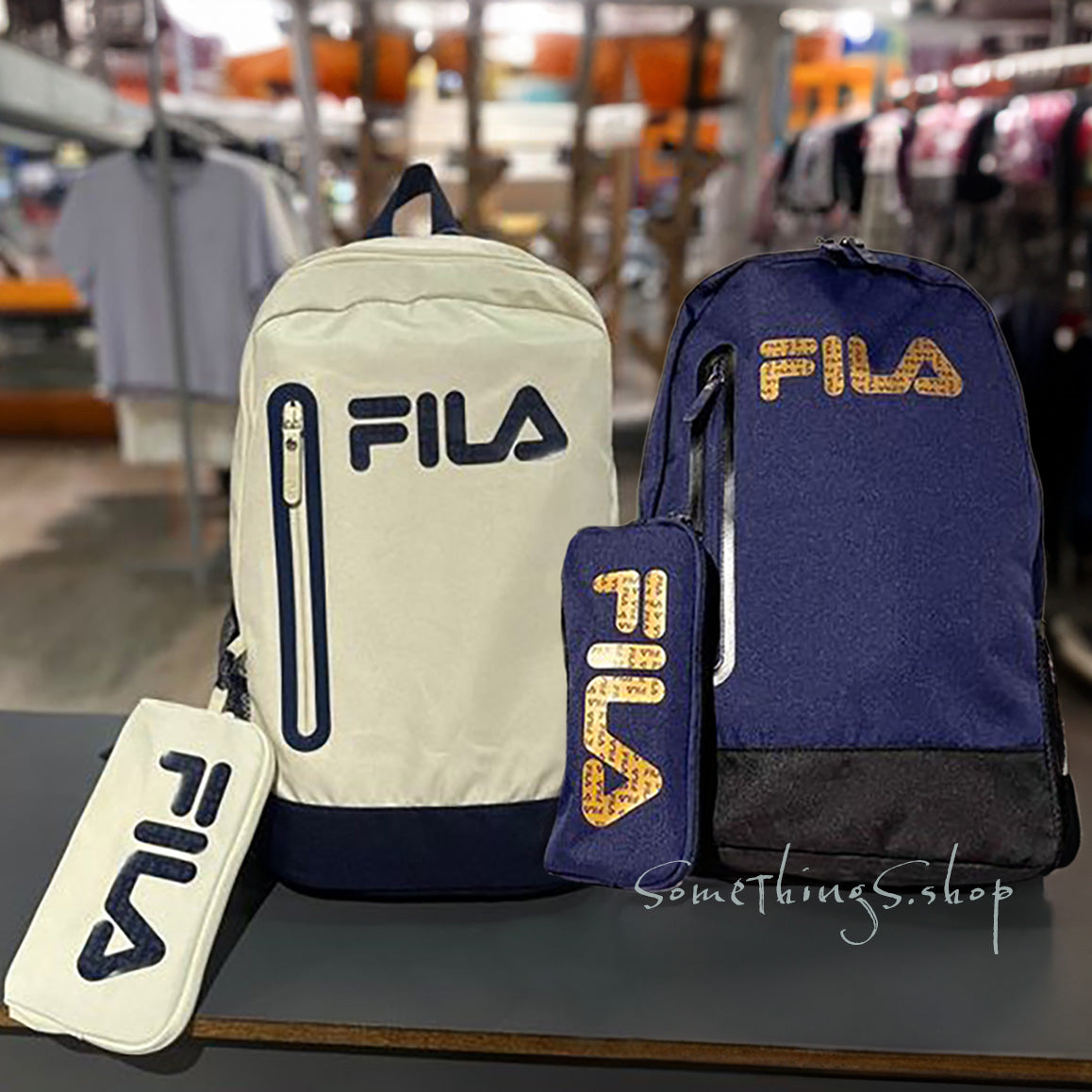 Fila FUSION Collection Unisex Logo Backpack|FUSION 系列男女同款 Fila Logo 背囊 書包