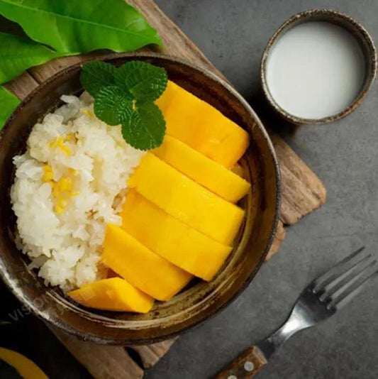 冷凍 ❄ 急凍食品|泰國 超人氣老店 Mae Varee 芒果專賣店 原隻芒果糯米飯