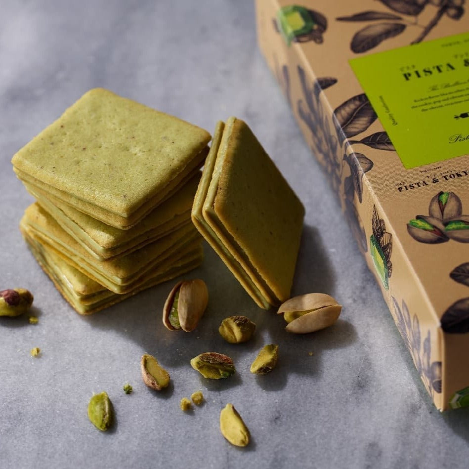 PISTA & TOKYO Pistachio Sand Pistachio & Pistachio 招牌5層夾心餅 5入|開心果 與 開心果