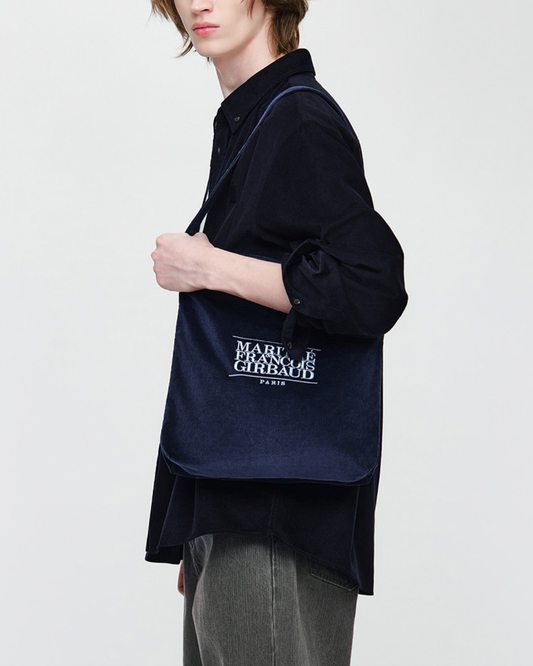 韓國 🇰🇷 Marithe Francois Girbaud Classic Logo Corduroy Bag|經典 LOGO 燈芯絨 Tote Bag