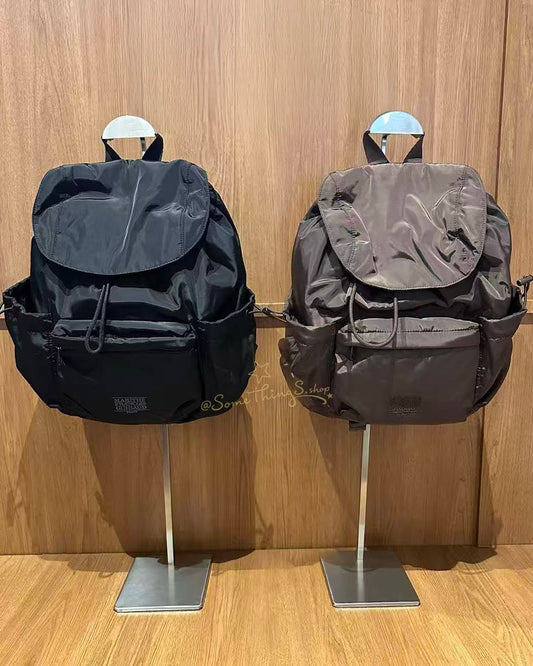 韓國 🇰🇷 Marithe François Girbaud Classic Logo Flap Backpack|經典 Logo 翻蓋多口袋背囊