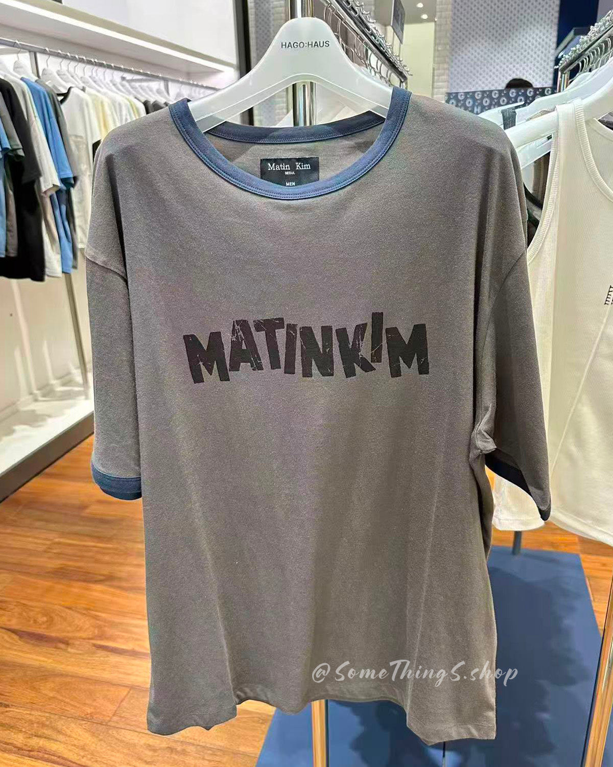 韓國 🇰🇷 Matin Kim Logo Ringer top 男裝 Tee