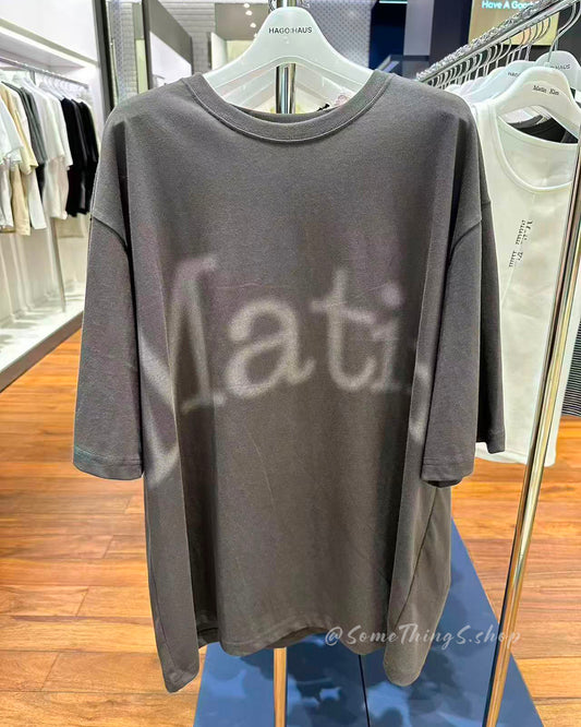 韓國 🇰🇷 Matin Kim Men Big arch LOGO Oversized top (100% 純棉) 男裝 寬鬆Tee