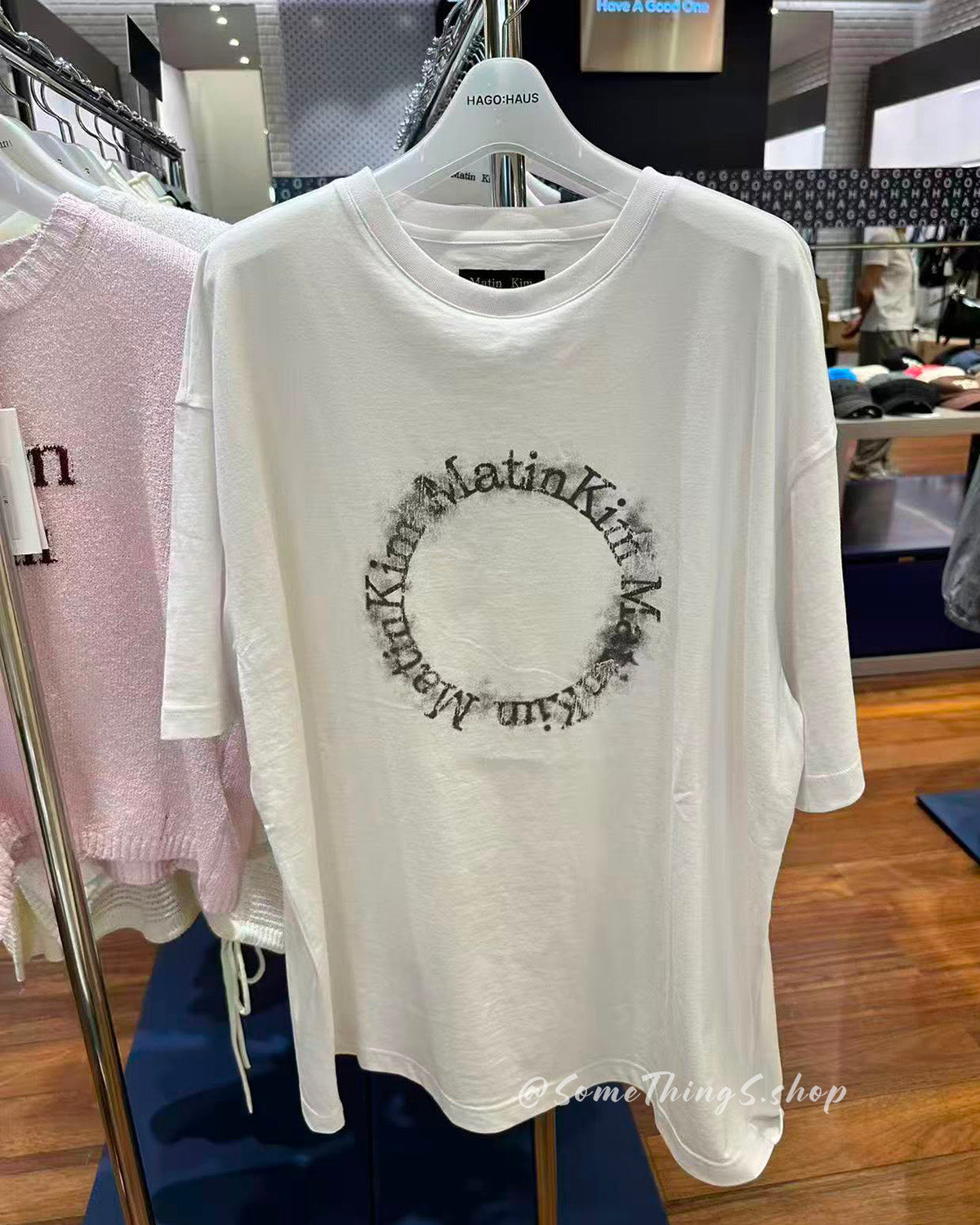 韓國 🇰🇷 Matin Kim Men Matin Kim Circle Logo Top (100% 純棉) 男裝 寬鬆 Tee