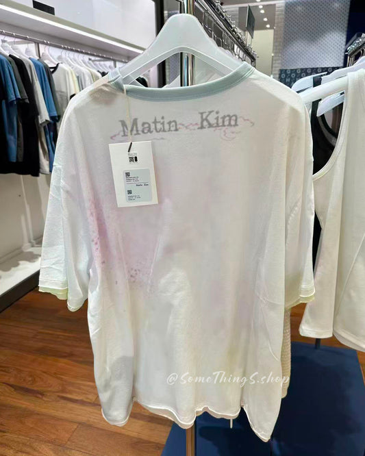 韓國 🇰🇷 Matin Kim Sketch Graffiti Over Fit 女裝 Tee