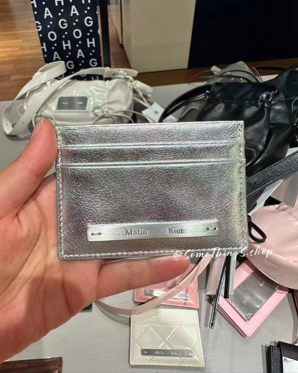 韓國 🇰🇷 Matin Kim Vintage card holder 100% 牛皮 皮革卡片夾
