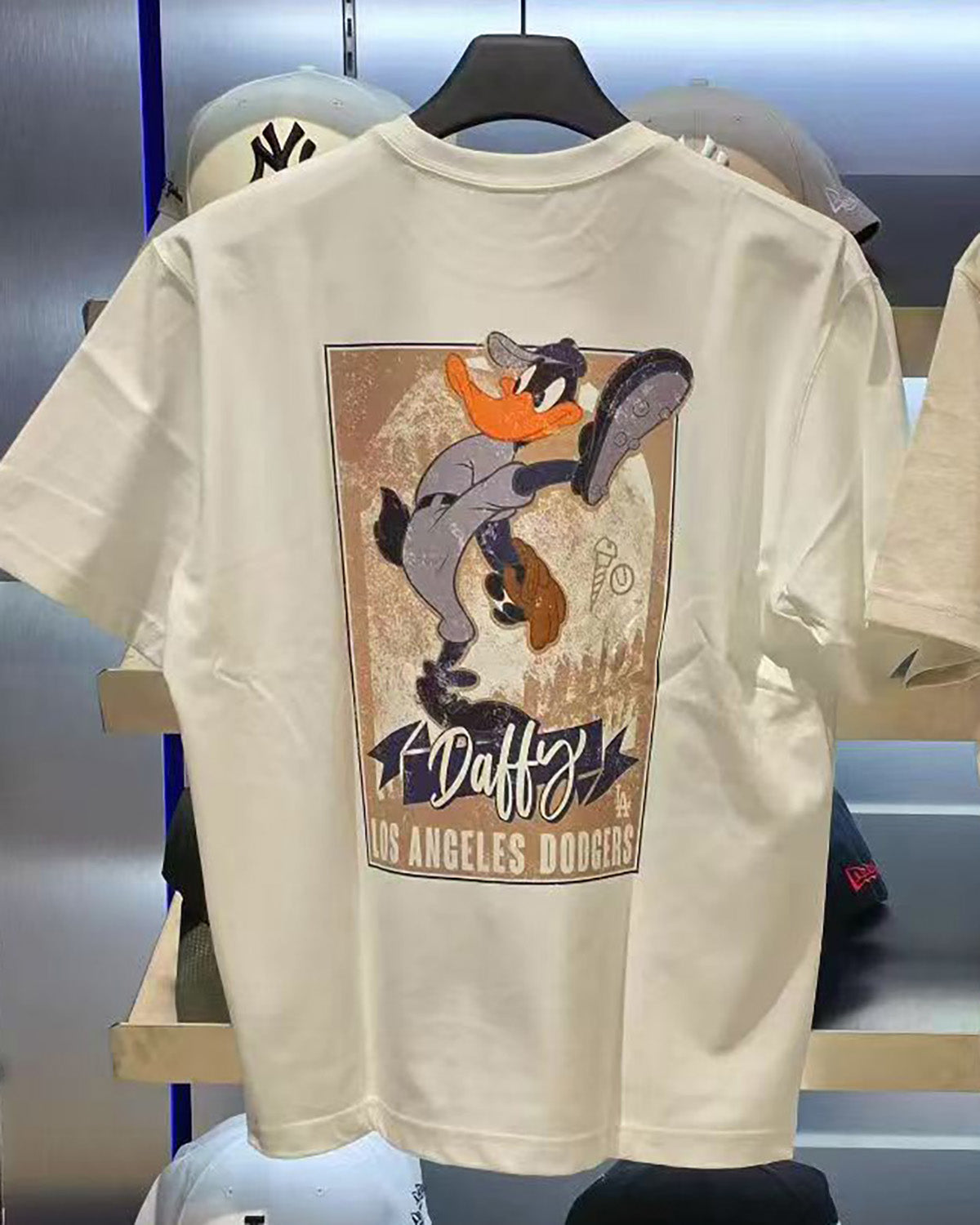 韓國 🇰🇷 New Era × Looney Tunes Daffy Duck MLB 棒球 短袖 Tee