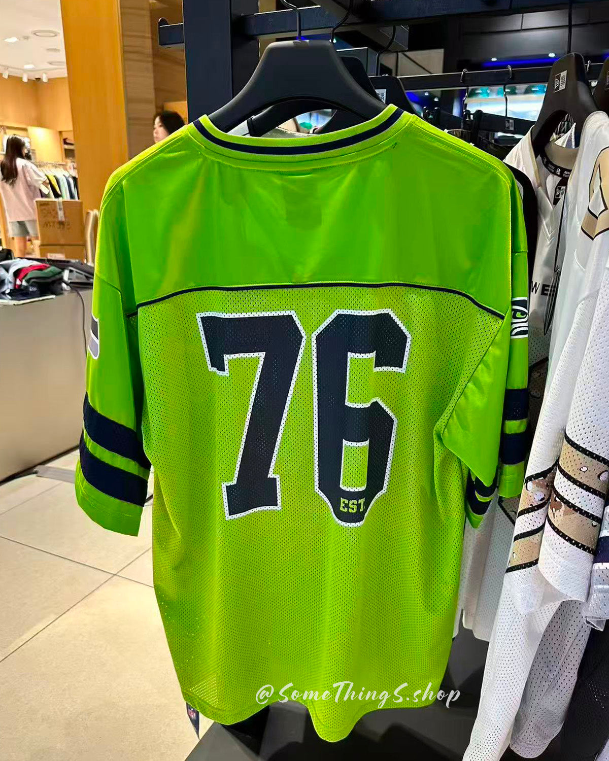 韓國 🇰🇷 New Era × 1976 Seattle Seahawks NFL Mesh Jersey 美式足球 網眼球衣|2026SS 新款