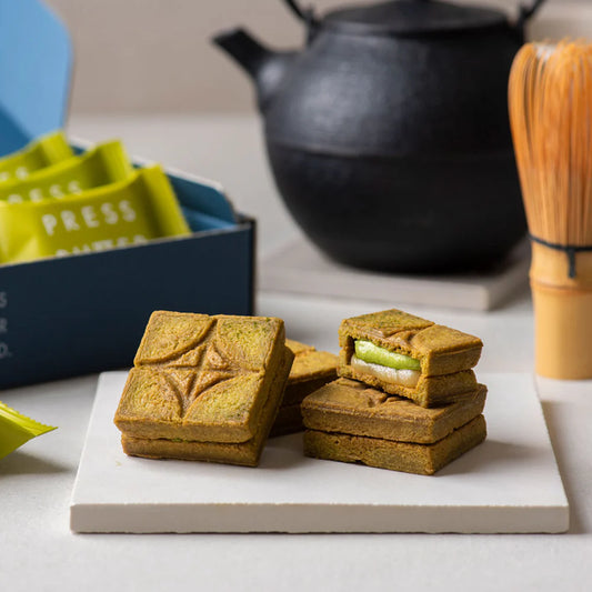 日本 Press Butter Sand 忌廉夾心餅|京都宇治抹茶|原味焦糖|冬限定