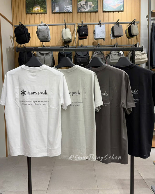 韓國 🇰🇷 Snow Peak Aerocool Patch Short Sleeve 速乾 涼感 Tee