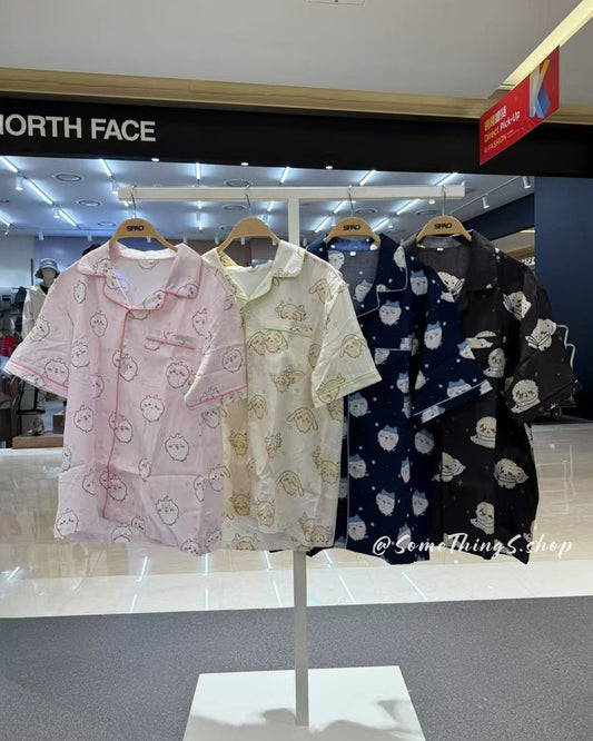 韓國 🇰🇷 SPAO x Chiikawa Unisex 短袖睡衣套裝|4 colors