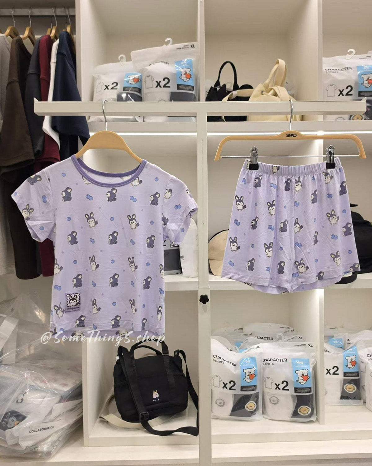 韓國 🇰🇷 SPAO Kid x Pokémon Unisex 兒童短袖睡衣套裝