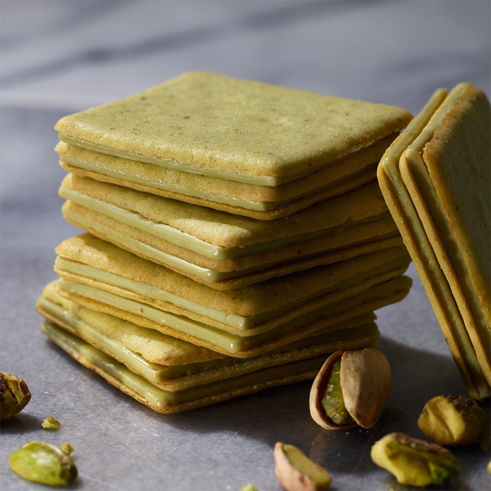 PISTA & TOKYO Pistachio Sand Pistachio & Pistachio 招牌5層夾心餅 5入|開心果 與 開心果