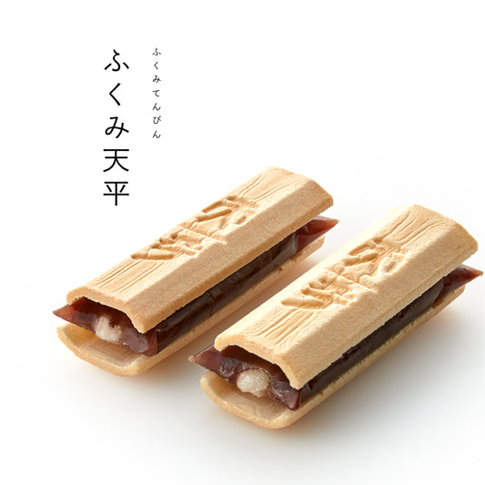 日本滋賀縣人氣 Taneya 和菓子百年老店|招牌 福美天平 紅豆 • 麻糬年糕夾心 最中餅