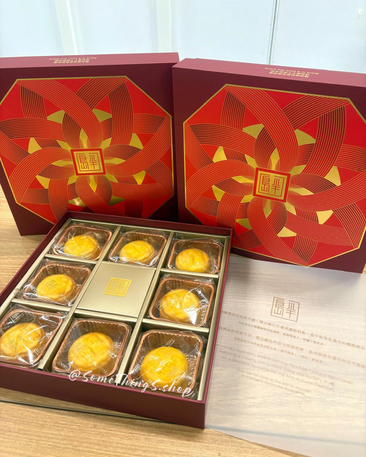 香港半島酒店精品店|人氣經典 迷你奶黃月餅1盒8入|Peninsula signature Mini Egg Custard Mooncakes|中秋月餅禮券🥮