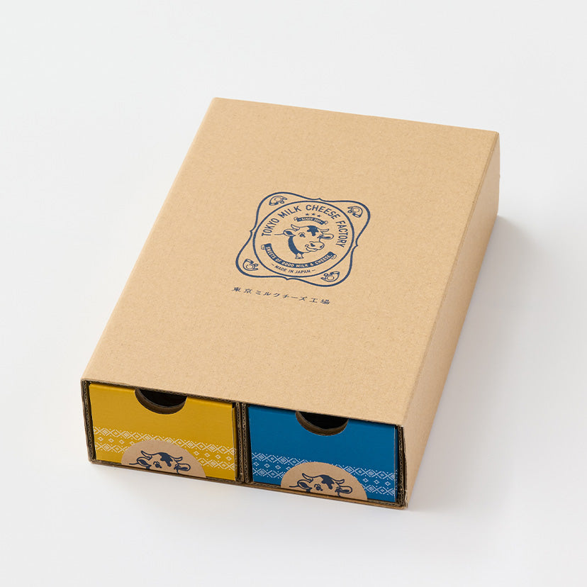 日本 Tokyo Milk Cheese Factory 2款雜錦夾心曲奇餅 20入|鹽與 camembert 金文拔芝士 + 蜂蜜 Gorgonzola 藍芝士