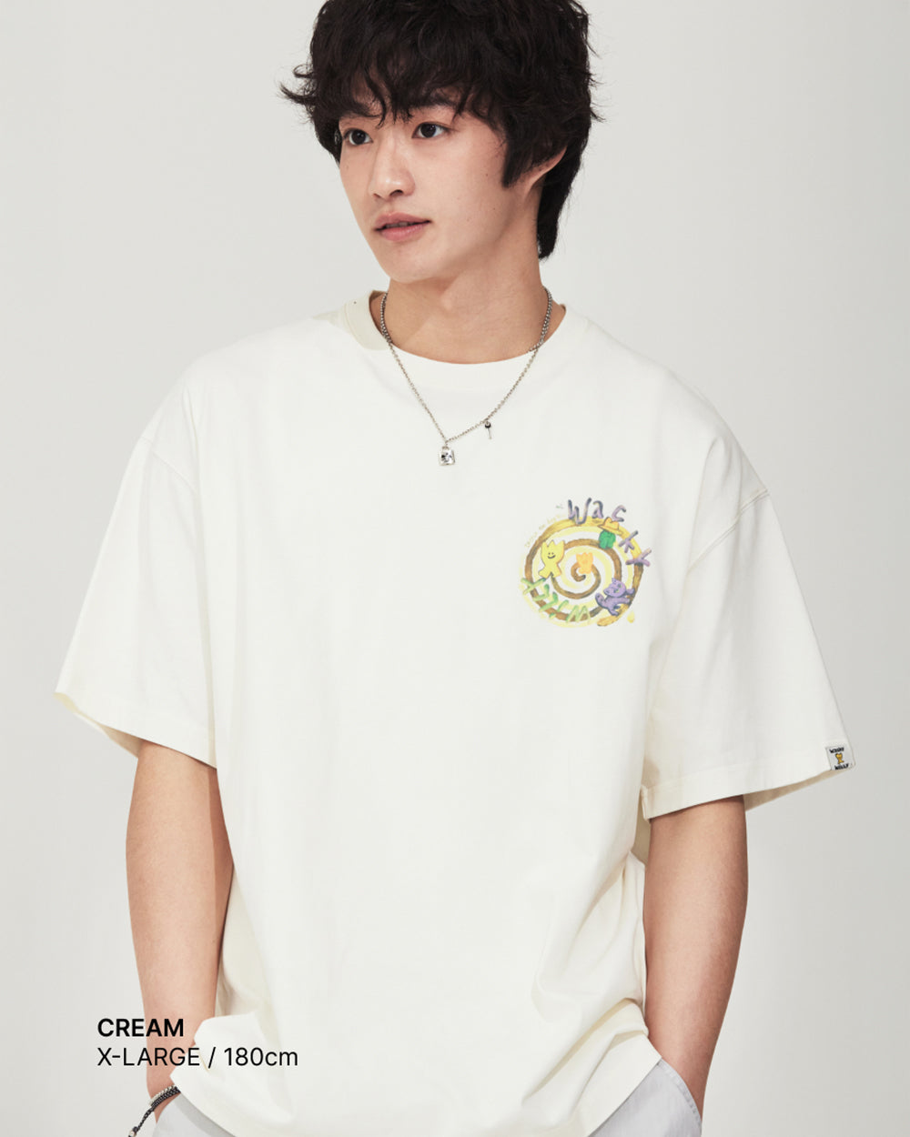 韓國🇰🇷 Wacky Willy Multi Back Graphic Unisex Oversize 100%純棉短袖 Tee