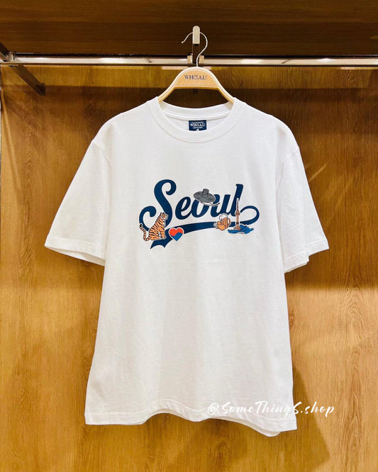 韓國 🇰🇷 WHO.A.U Steve 限定系列短袖 Tee|Seoul 老虎插畫
