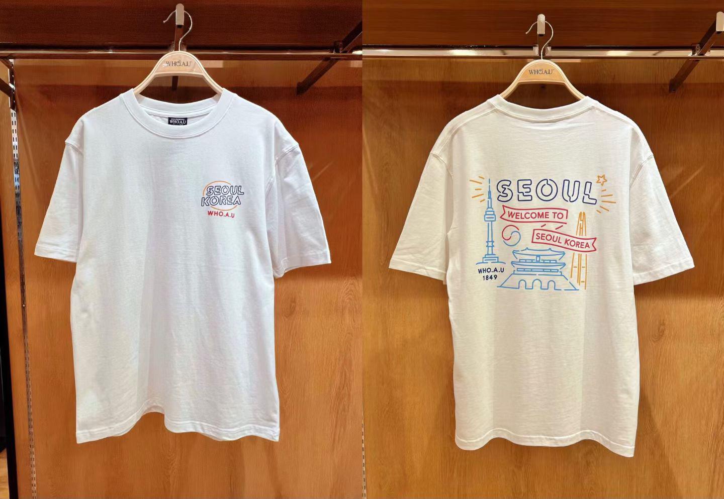 韓國 🇰🇷 WHO.A.U Steve 限定系列短袖 Tee|WELCOME TO SEOUL KOREA