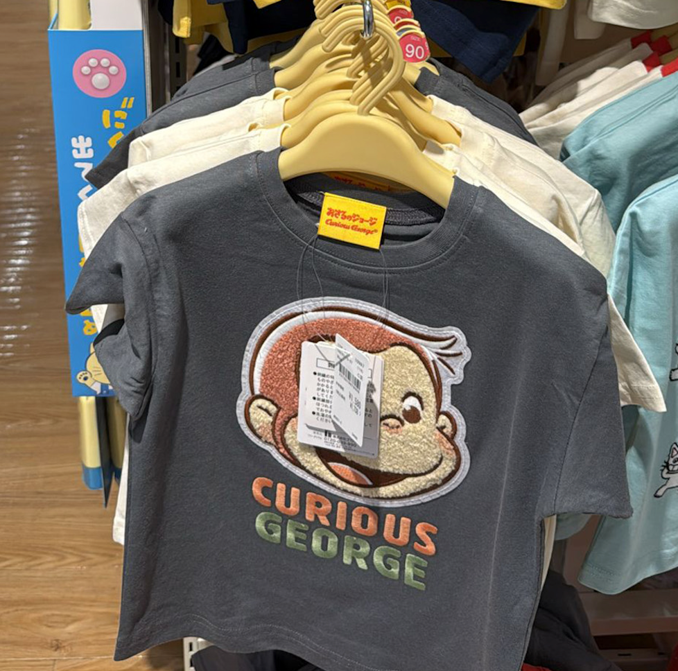 🇯🇵日本商品直送 ⟡ Curious George 兒童短袖 T 恤