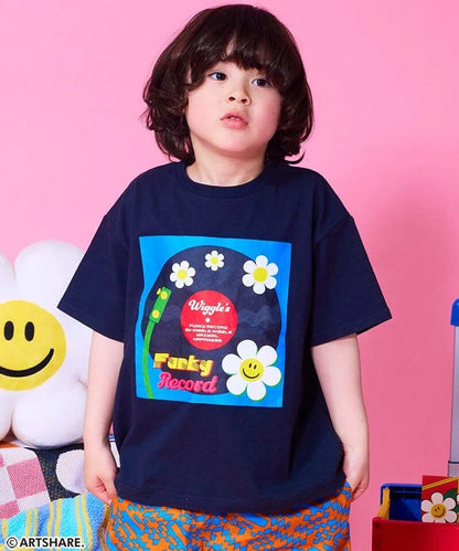 🇯🇵日本商品直送 ⟡ MARKEY'S 與韓國人氣生活雜貨 Wiggle Wiggle 2026 限量聯名系列｜繽紛圖案兒童 Tee