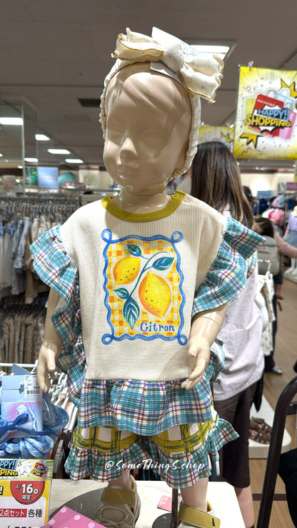🇯🇵日本商品直送 ⟡ 26SS Birthday 專門店 nenne Food frilled sleeve 荷葉邊 兒童 Tee