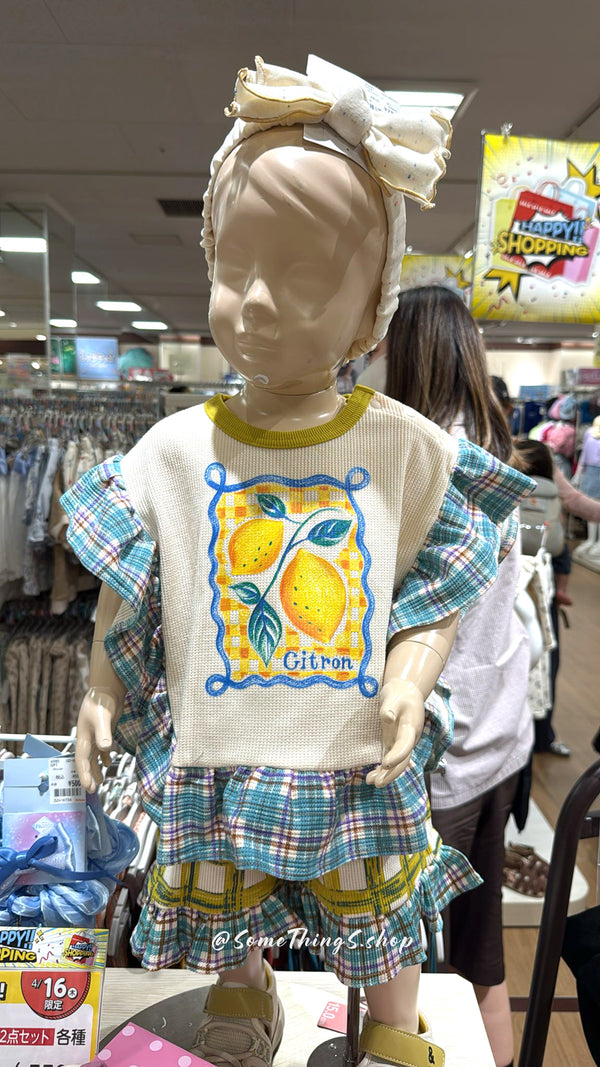 041501｜🇯🇵日本商品直送 ⟡ 26SS Birthday 專門店 nenne Food frilled sleeve 荷葉邊 兒童 Tee