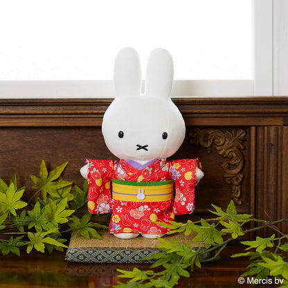 日本 Miffy 米飛兔 新年和服 毛公仔