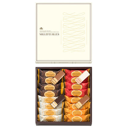 FOUCHER Paris Millefeuilles | Earl Grey, Pistachio, Vanilla, Caramel, Strawberry, Hazelnut [Autumn and Winter Limited Edition] 