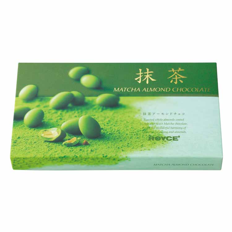 日本 ROYCE 抹茶 杏仁朱古力 190g