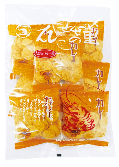 日本 名古屋蝦片 老舖 蝦仙貝の里 蝦餅｜咖哩小蝦片 獨立包裝 220g