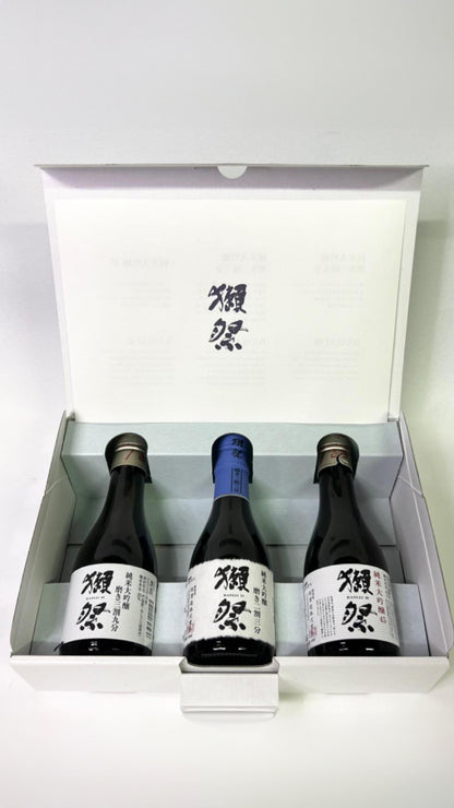 日本 旭酒造 Dassai 獺祭 45 39 23 純米大吟釀 品評禮盒 180ml x 3支套裝｜純米大吟醸 45．磨き三割九分．二割三分｜禮盒裝