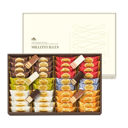 FOUCHER Paris Millefeuilles | Earl Grey, Pistachio, Vanilla, Caramel, Strawberry, Hazelnut [Autumn and Winter Limited Edition] 