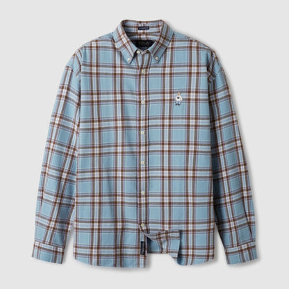 韓國 🇰🇷 WHO.A.U Steve unisex Flannel checkered pattern Shirts 男女 格仔恤衫｜3 color patterns